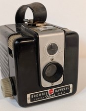 Vintage Kodak Brownie Hawkeye camera flash model, untested, no flash, 620 film