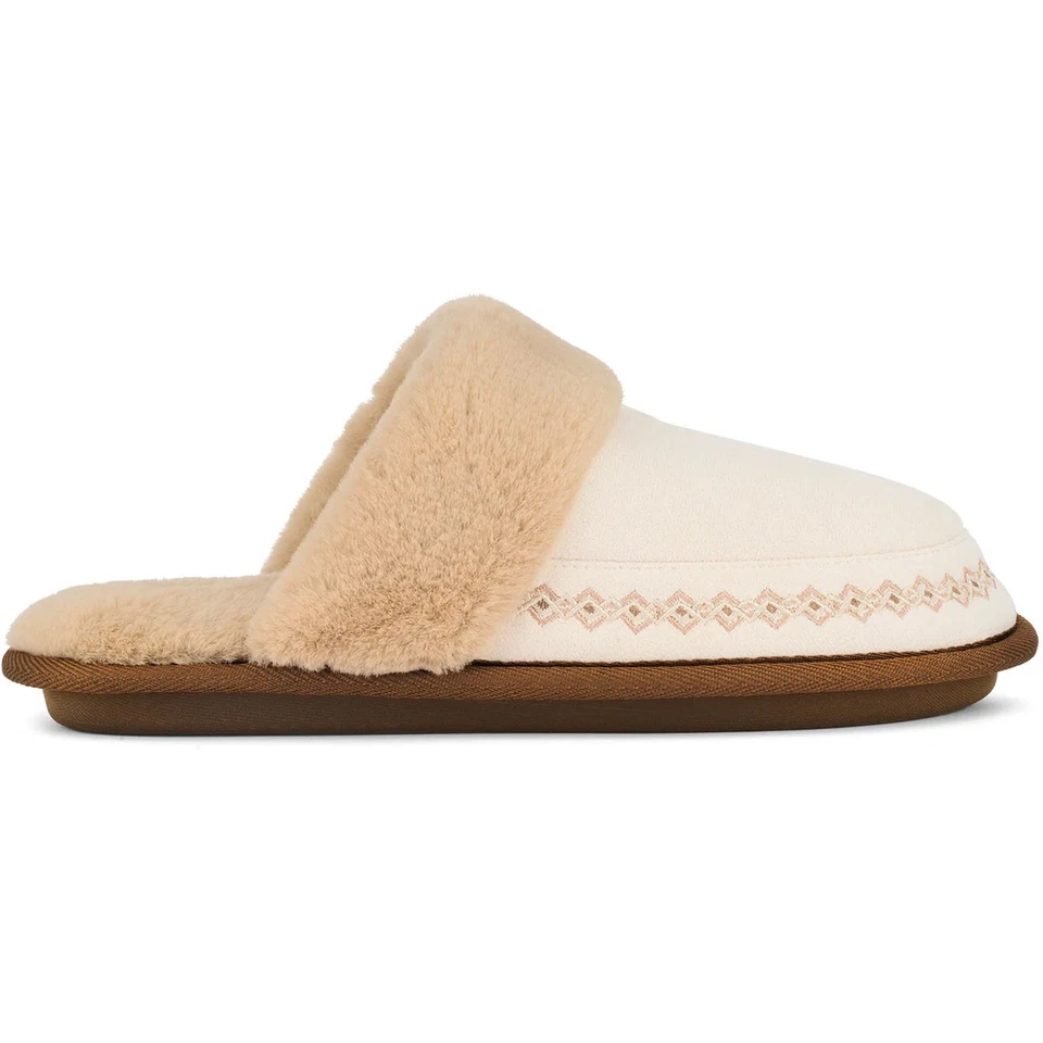 COBIAN Women's Colima Mule Cream Slippers (COL21-110) - Image 3 of 4