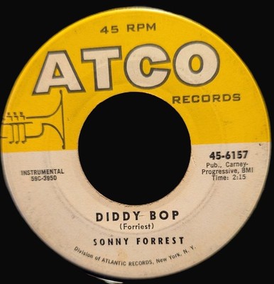 Diddy Bop-Knock Down SONNY FORREST: ATCO 1960 Play Tested VG 7'' 45 PET RESCUE