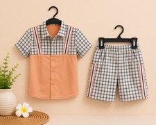 toddler boys' two-piece summer short coordinates set