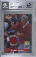 2001 Fleer Hawaii Trade Conference Authentic Memorabilia Bob Knight BGS 8.5 0q3