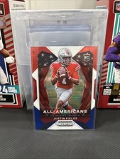 2021 Panini Prizm Draft Picks All-American Justin Fields Red White & BluePrizmRC