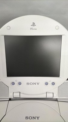Sony PS One Combo SCPH-100 PS1 Console SCPH-130 LCD Monitor Tested