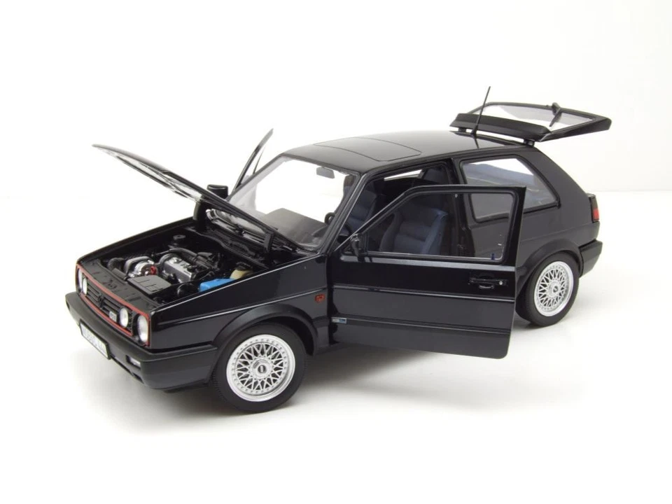 VW Golf 2 GTI Edition Blue 1991 dunkelblau metallic Modellauto 1:18 Norev - Bild 4 von 4