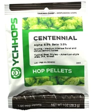 Centennial Hop Pellets- 1 oz for Home Brew Beer Making