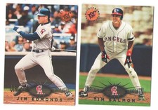 1995 Stadium Club Virtual Reality - CALIFORNIA ANGELS Team Set
