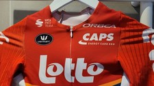 Maillot Cycliste Vintage Vermarc – Team Lotto Soudal, Taille XL, Manches Courtes