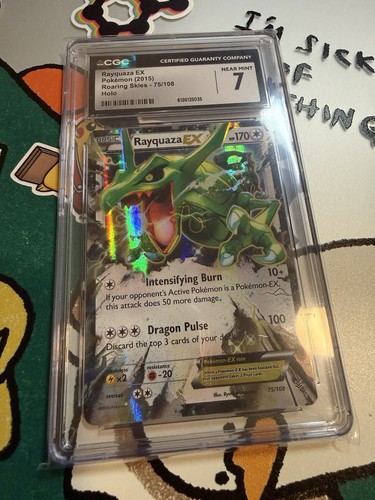 Rayquaza-EX graded CGC 7 for sale on eBay