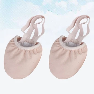 1 paire de chaussures de danse à bande élastique, demi-chaussures de danse, - Photo 1/4
