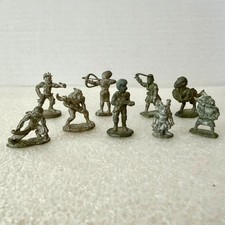 Lot of 9 Pewter/Lead Miniature Gaming Figures by Grenadier, Dark Horse, Unknown