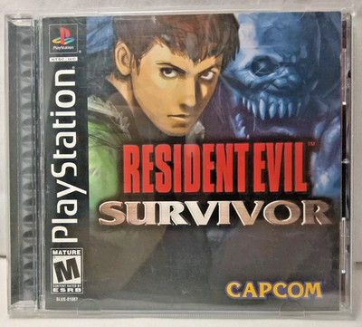 Resident Evil: Survivor (PlayStation 1, 2000) PS1 Complete w/ Manual & Reg. Card