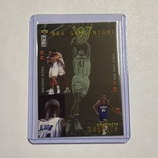 Upper Deck Collector's Choice Game Night #180 Charlotte Hornets 1997