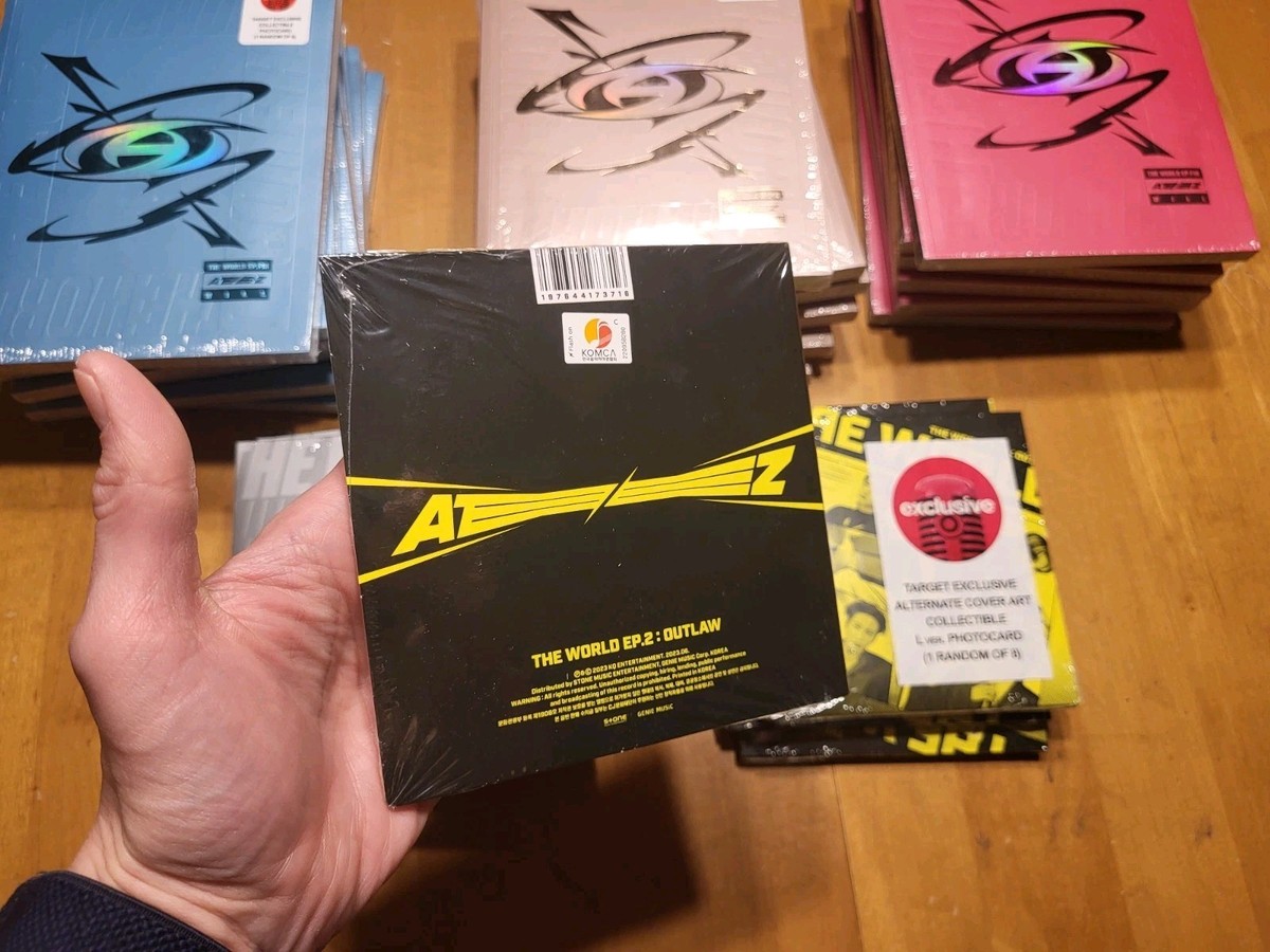 The World EP. 2 Ateez Outlaw TARGET ALTERNATE COVER ART