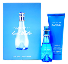 Cool Water 2 Piece Set for Women - 1.0 oz EDT Spray  2.5 oz Body Lotion