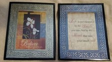 Inspirational Wall Art 10" L 8" W, Pictures