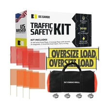 DC Cargo Mall Magnetic Oversize Load Sign Kit - DOT Compliant, Durable and Vi...