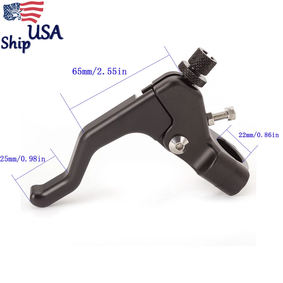 Palanca de cable de embrague de rendimiento de EE. UU. con palanca de cable de tracción para la mayoría de las motocicletas Foto 2 de 4