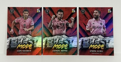 2024 Topps MLS Soccer Superstars Lionel Messi Suarez Alba Beast ...