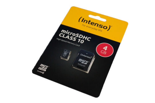 4GB Speicherkarte kompatibel mit Alcatel Idol 4 Pro,microSDHC,Class 10,HighSpeed - Bild 1 von 1