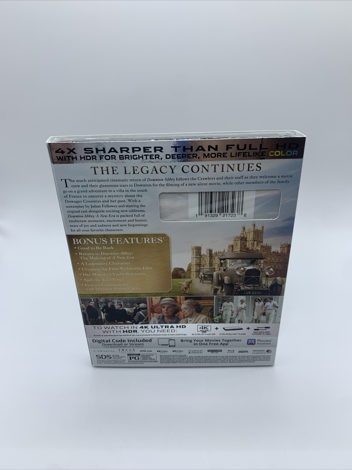 Downton Abbey A New Era (4K, BluRay + Dig *Factory Sealed* Collectors Edition INSTITUTO