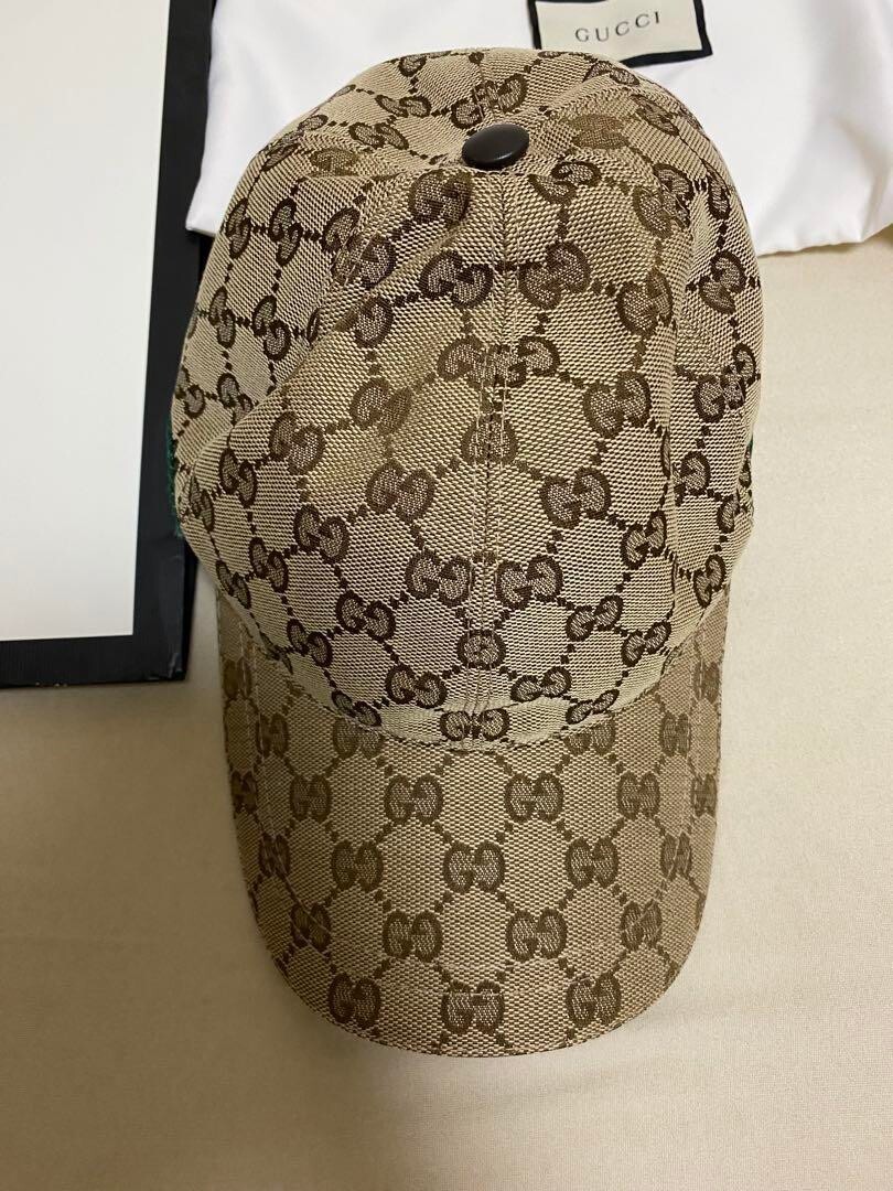 GUCCI キャップ　60size Gucci Gg Canvas Baseball Cap Hat Size L Authentic From JAPAN