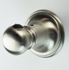 Franz Viegener 166/69PE Toulouse Robe Hook, Solid Brass, Brushed Nickel