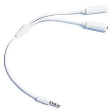 5 pcs 3.5mm Audio Splitter Cable with Dual Female Ports for Sharing Music