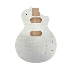 Unfinished Electric Guitar Body Mahogany Flam Maple CAP Style HH pickups