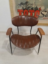 sedia poltrona lounge chair rima padova design gastone rinaldi anni 50 vintage 