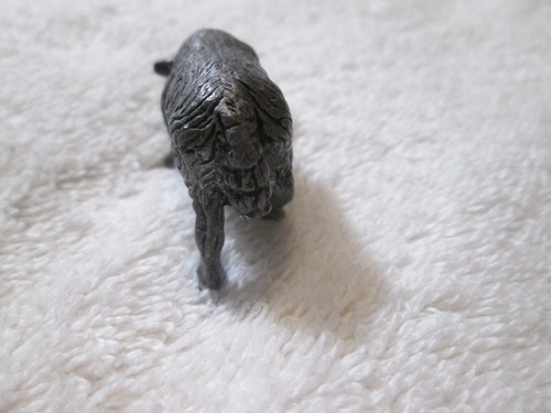 Estatuilla de peltre oveja vintage años 80 - Imagen 4 de 7