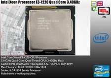 Intel Xeon E3 1220v3 1220v3 3 1ghz Quad Core Bx80646e31220v3 Processor For Sale Online Ebay