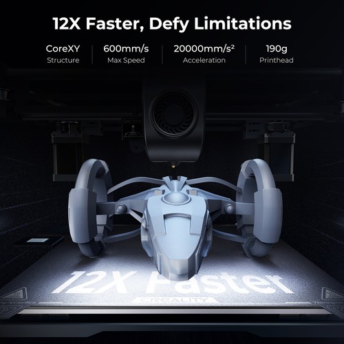 Creality K1 Max 3D Printer w/ Dual Hands-free Auto Leveling Direct Extruder C3Z1 - Picture 3 of 12