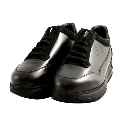 Scarpe interactive Stone Haven Soldini uomo pelle nera rialzo made in italy  | eBay