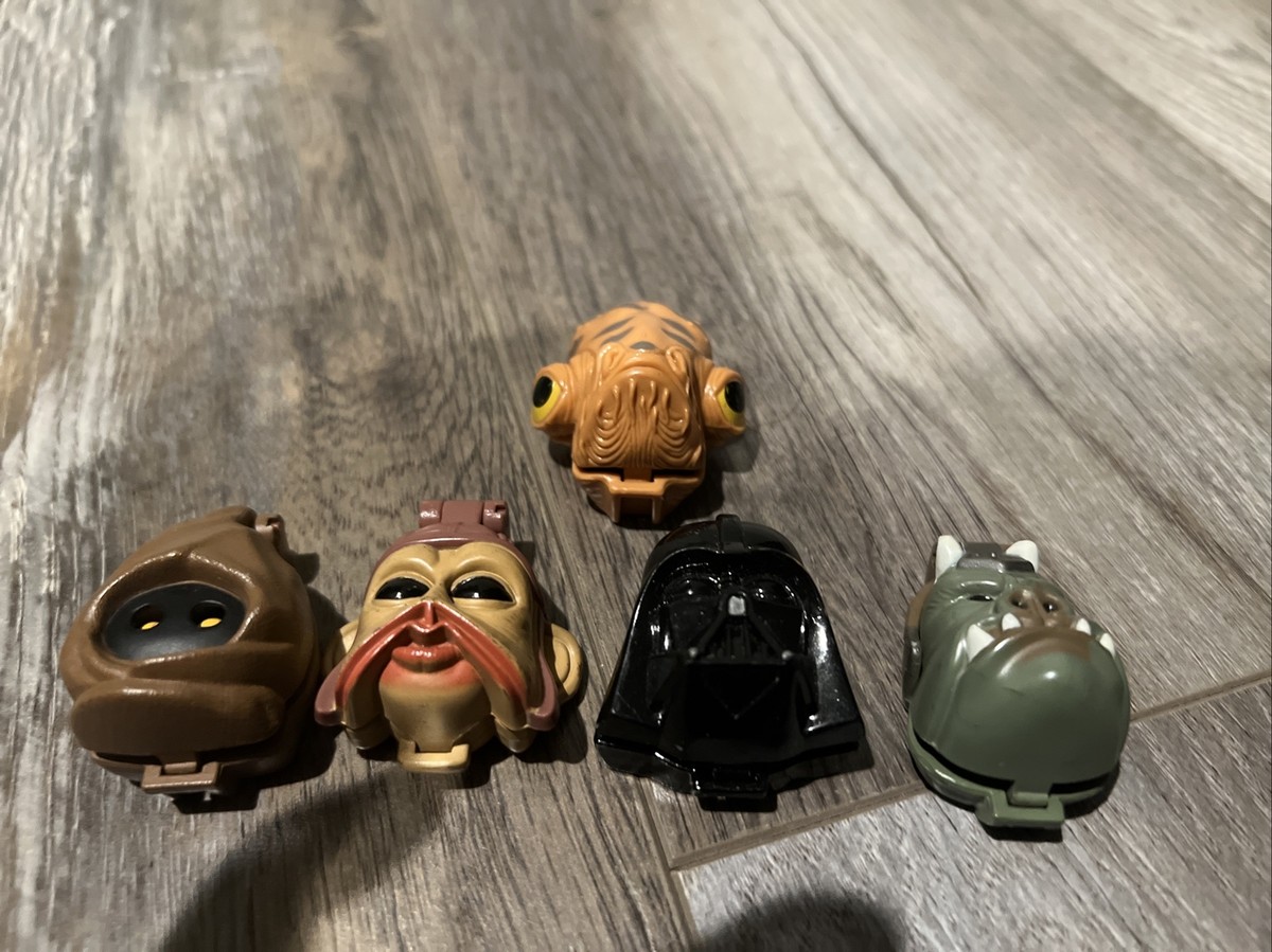 1996 Star Wars Vintage LGT LFL Collection Of 5 Mini Figure Heads