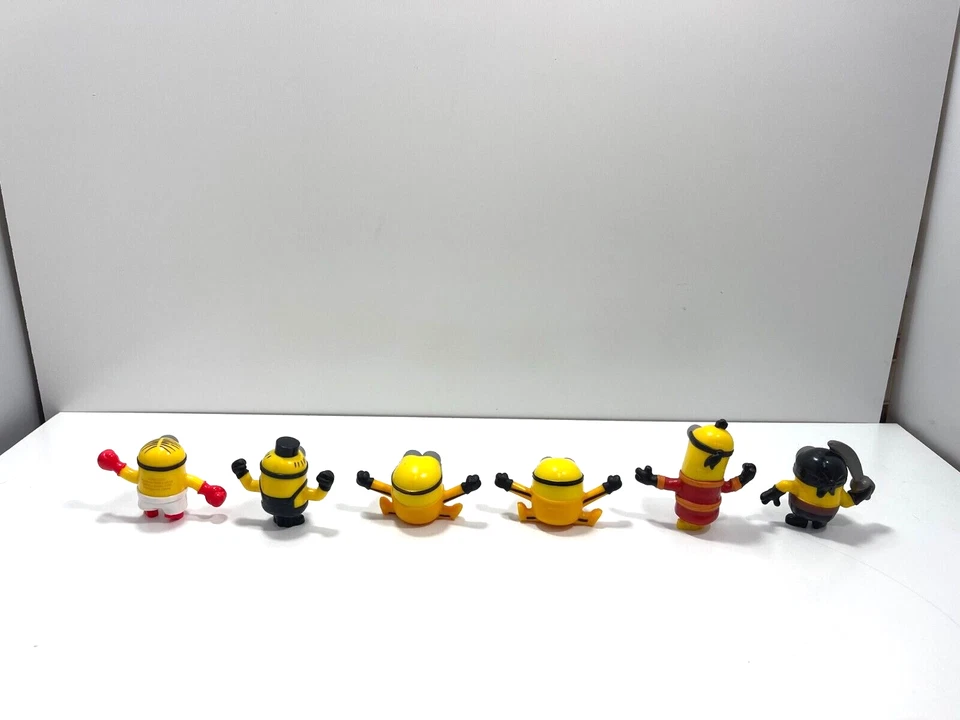 Despicable Me Minions Figures McDonalds Happy Meal Lot Of 6 Figures Toys 2019 - Image 4 of 4