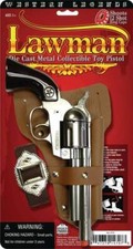Lawman 12 Shot Ring Cap Gun Replica Diecast Western Pistol Revolver Prop Toy