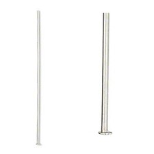 50 Stainless Steel Headpins 21 Gauge Choice of Size 1 Inch , 2 Inch , 3 Inch