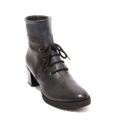 NEW IN BOX leather/fleece/lace up boots Men Black Leather Lace Up Boots Fleece-lined High Cut  main image 2