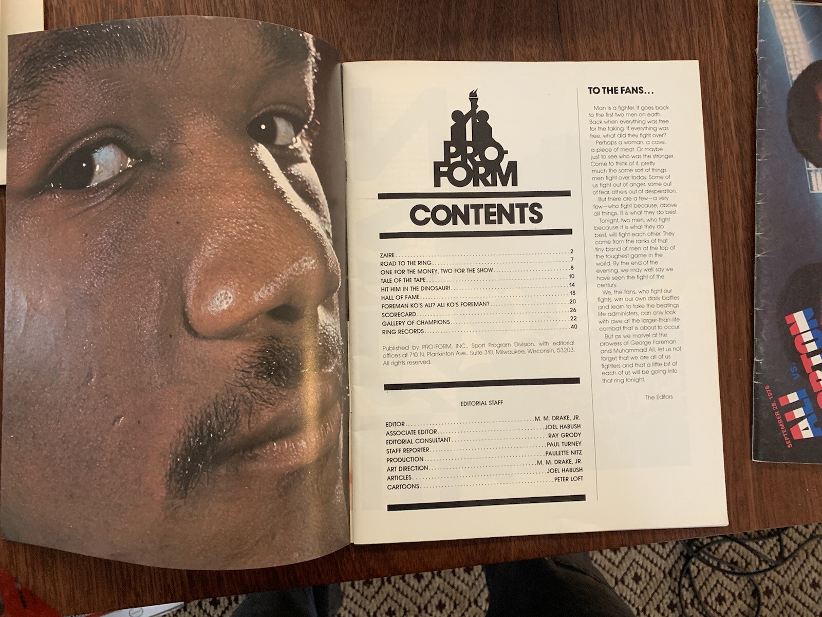 Ali Vs Foreman Scorecard