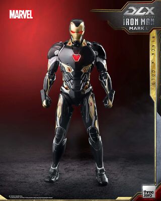 ThreeZero Marvel The Infinity Saga DLX Iron Man Mark 50 (Black X Gold)