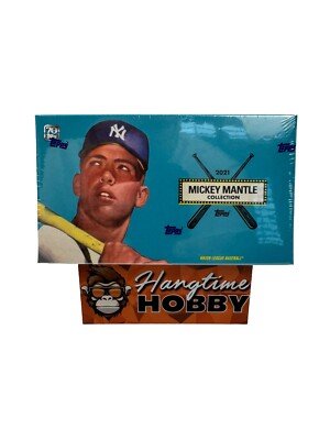 2021 Topps: MICKEY MANTLE x Factory Sealed HOBBY Box-Look for Parallels & Autos