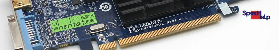 Gigabyte GV-R4350C-512I Radeon HD4350 512MB Low Profile Video Card Graphics Card - Image 2 of 4