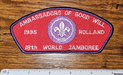 18th World Jamboree 1995 Holland Ambassadors of Good Will Boy Scout CSP Patch