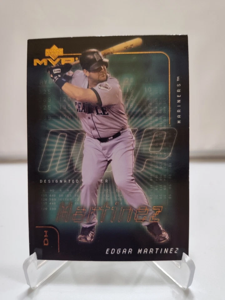 Edgar Martinez 20023 Upper Deck MVP Mariners Seattle Baseball Card - Image 4 of 4