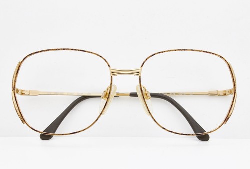 Luxottica 2148 18K Gold Plated Occhiali Vintage Eyeglasses Eyewear NOS 80s - Foto 7 di 7