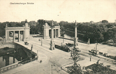 Postcard* Berlin-Charlottenburger Brücke (AB)20536