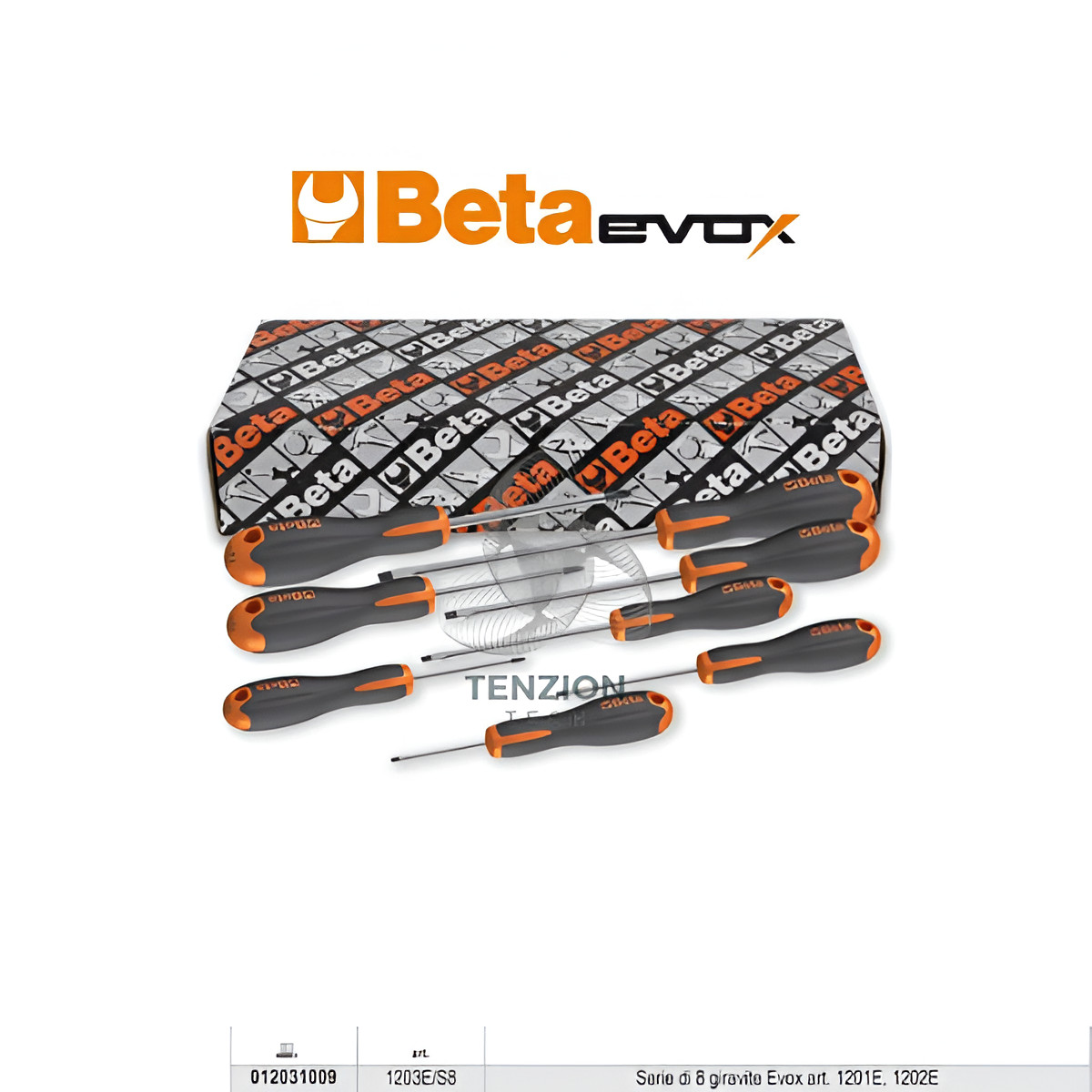 Beta 1203E/S8 Set 8 Giraviti Evox Prezzo Offerta | Ferramenta Online