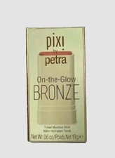 Pixi Petra On-the-Glow Bronze Tinted Moisturizer Bronzer Stick .6oz BEACHGLOW 