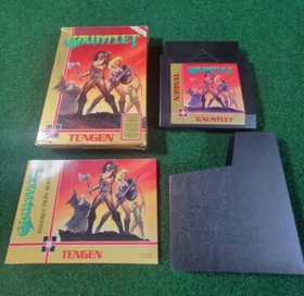 GAUNTLET NES Nintendo Tengen Game CIB - VGC - Cart, Box, Manual, Sleeve & Styro
