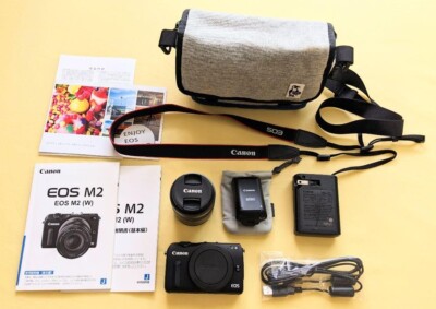Canon EOS M2 Digital SLR Camera with Dedicated Lens + Free Camera